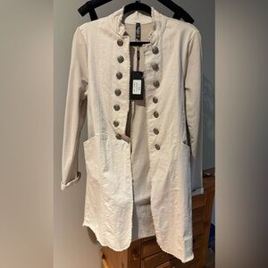 Venti6 Long Sgt Pepper Military Style Jacket sz LG